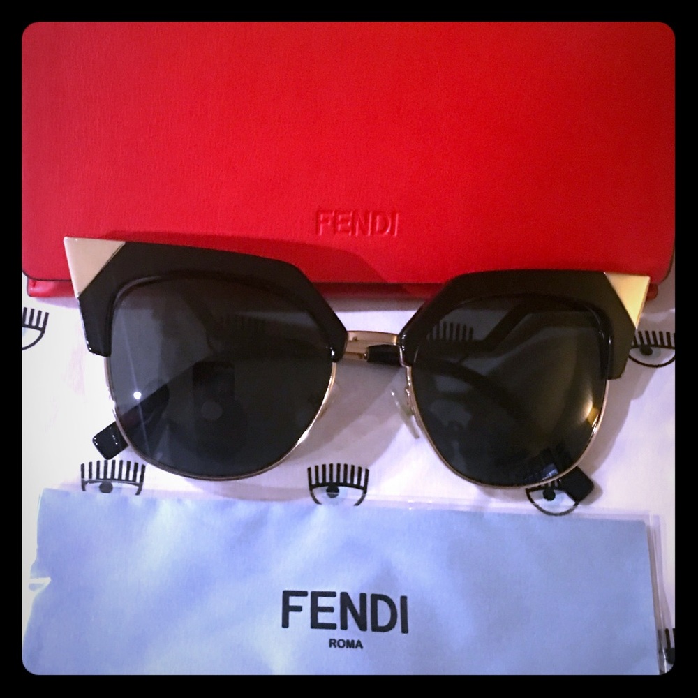 Fendi Iridia Cat Eye Sunglasses